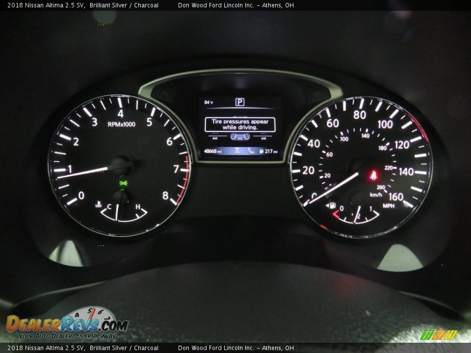 2018 Nissan Altima 2.5 SV Brilliant Silver / Charcoal Photo #28
