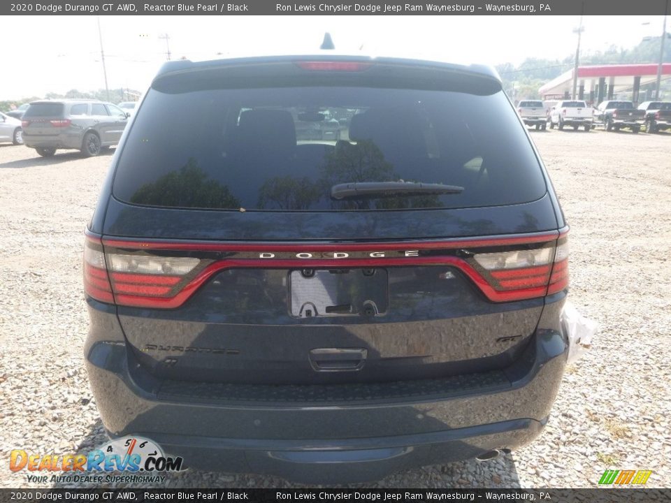 2020 Dodge Durango GT AWD Reactor Blue Pearl / Black Photo #4