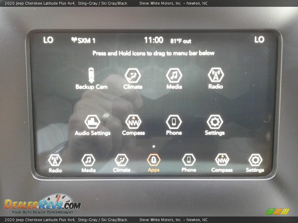 2020 Jeep Cherokee Latitude Plus 4x4 Sting-Gray / Ski Gray/Black Photo #25
