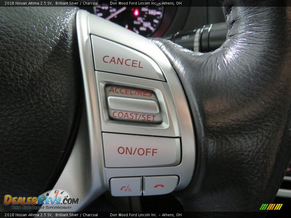 2018 Nissan Altima 2.5 SV Brilliant Silver / Charcoal Photo #33