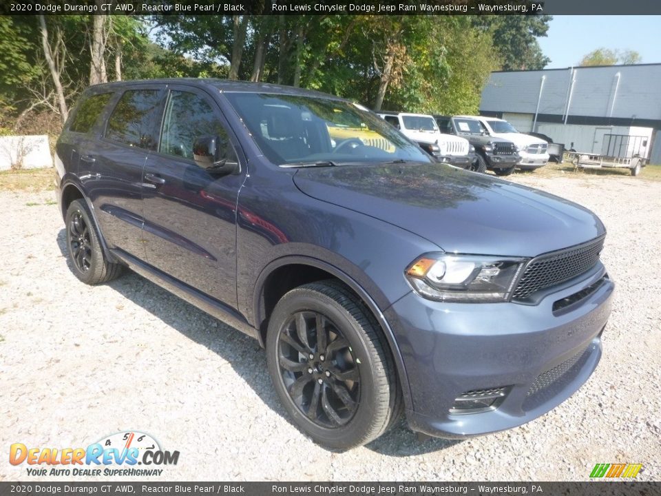 2020 Dodge Durango GT AWD Reactor Blue Pearl / Black Photo #7