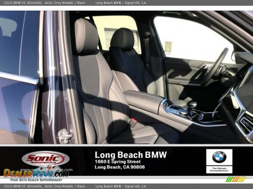 2020 BMW X5 sDrive40i Arctic Grey Metallic / Black Photo #7