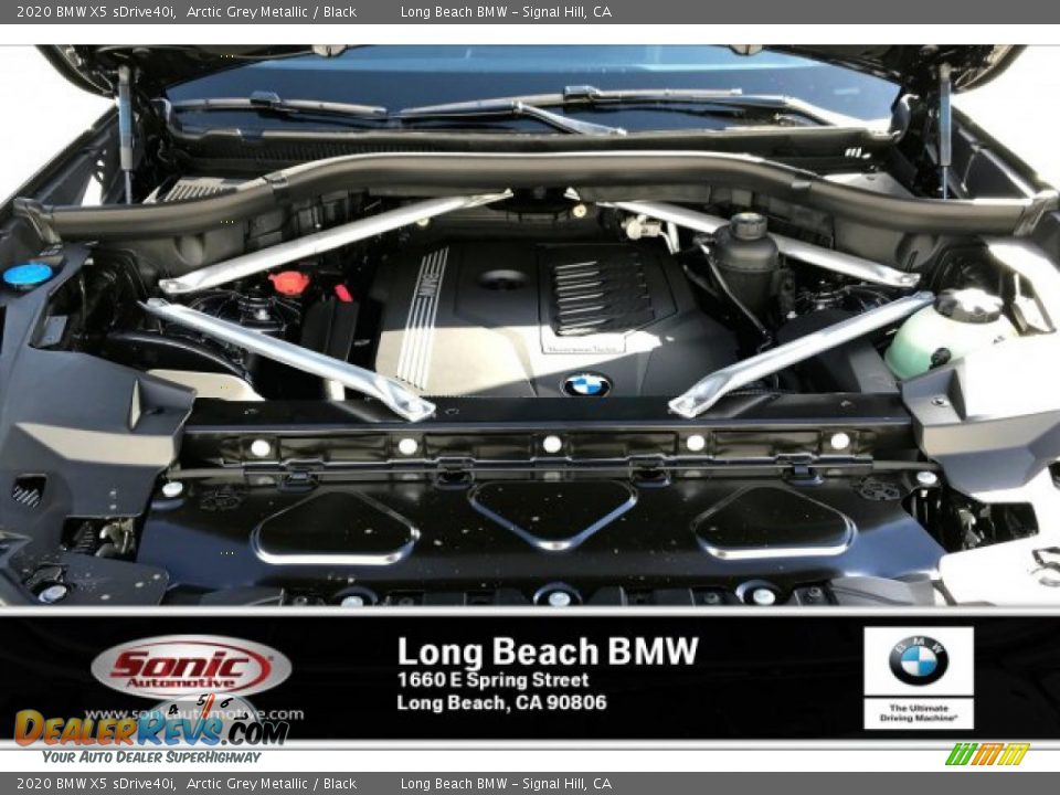 2020 BMW X5 sDrive40i Arctic Grey Metallic / Black Photo #8
