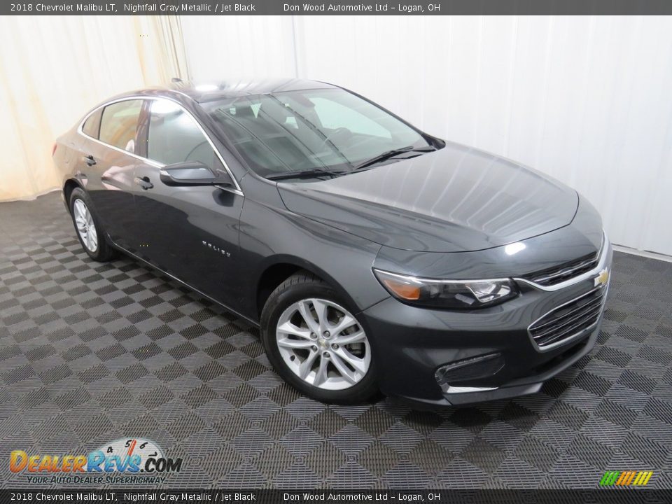 2018 Chevrolet Malibu LT Nightfall Gray Metallic / Jet Black Photo #3