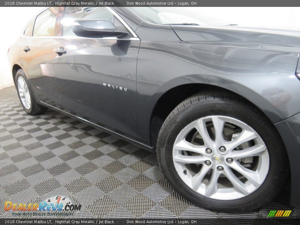 2018 Chevrolet Malibu LT Nightfall Gray Metallic / Jet Black Photo #4