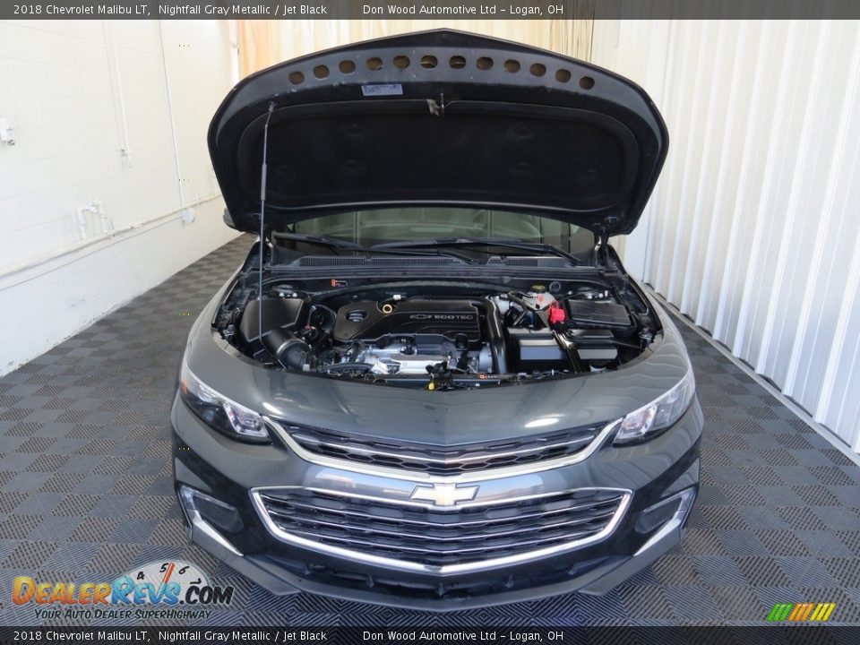 2018 Chevrolet Malibu LT Nightfall Gray Metallic / Jet Black Photo #6