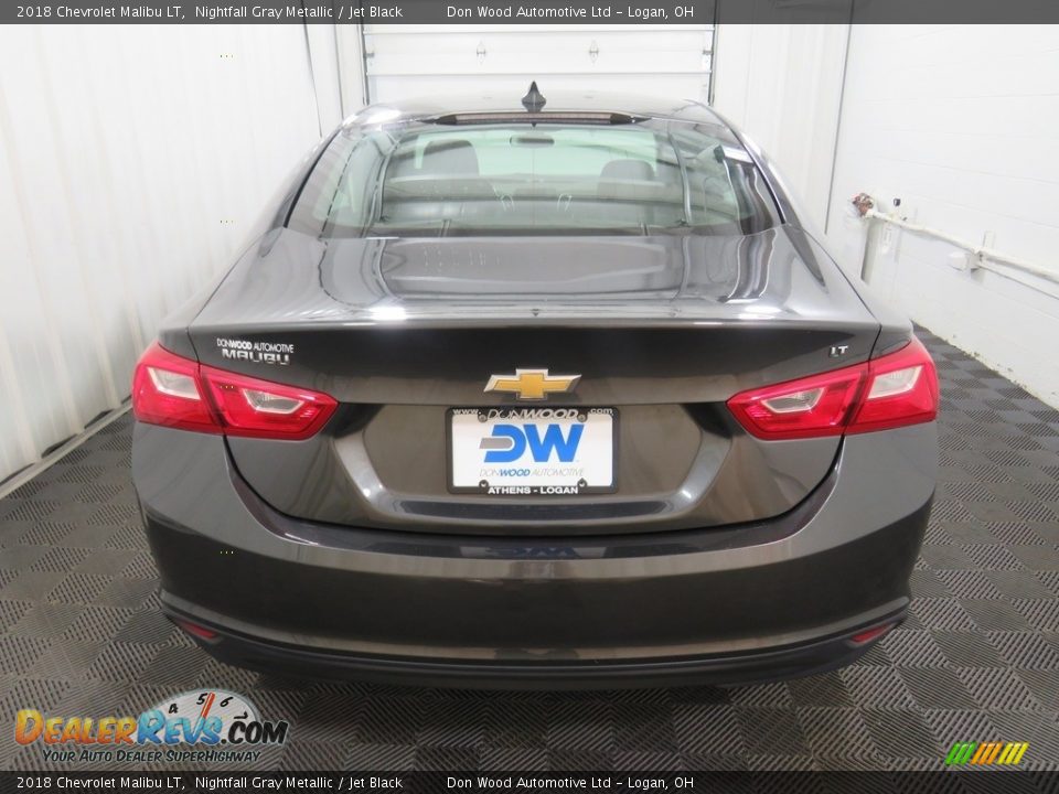 2018 Chevrolet Malibu LT Nightfall Gray Metallic / Jet Black Photo #12