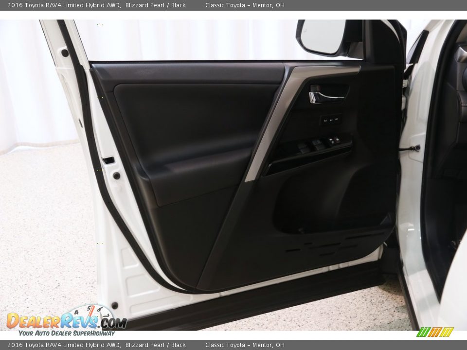 2016 Toyota RAV4 Limited Hybrid AWD Blizzard Pearl / Black Photo #4
