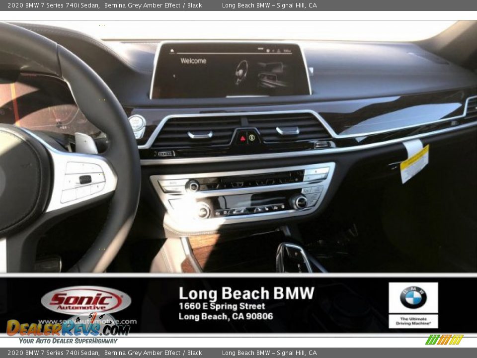 2020 BMW 7 Series 740i Sedan Bernina Grey Amber Effect / Black Photo #5