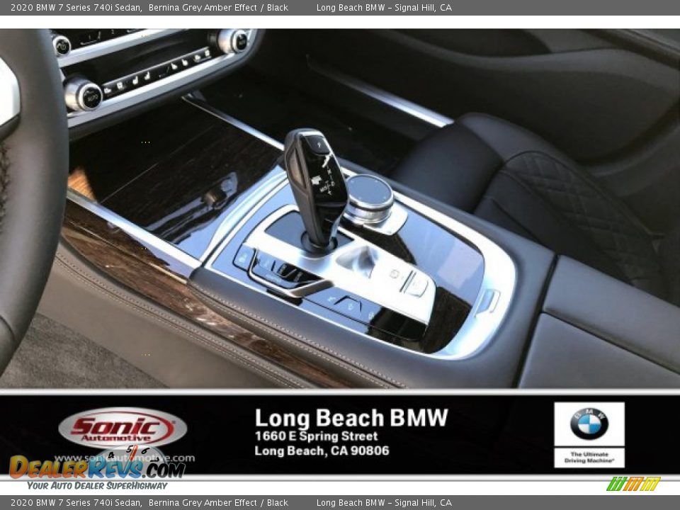 2020 BMW 7 Series 740i Sedan Bernina Grey Amber Effect / Black Photo #6
