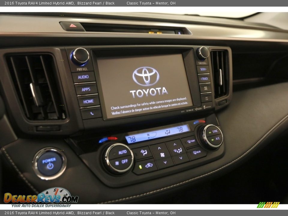 2016 Toyota RAV4 Limited Hybrid AWD Blizzard Pearl / Black Photo #8