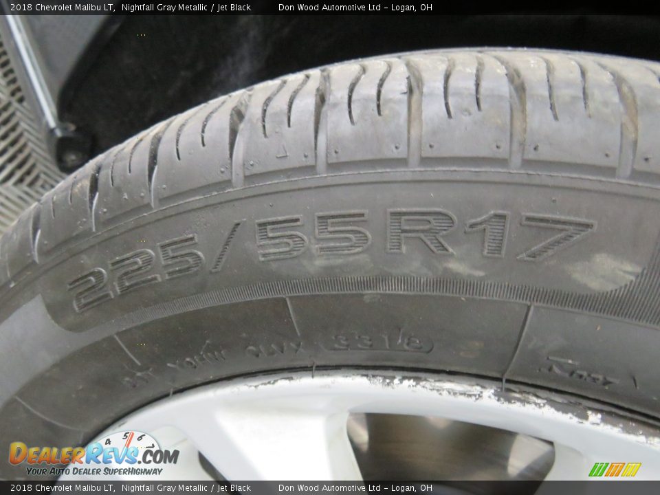 2018 Chevrolet Malibu LT Nightfall Gray Metallic / Jet Black Photo #17