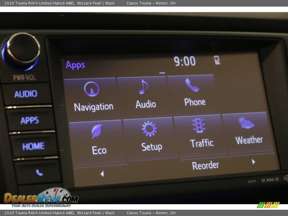 2016 Toyota RAV4 Limited Hybrid AWD Blizzard Pearl / Black Photo #10