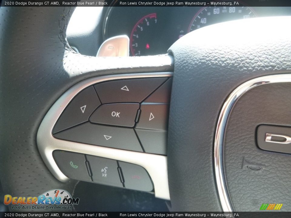 2020 Dodge Durango GT AWD Reactor Blue Pearl / Black Photo #20