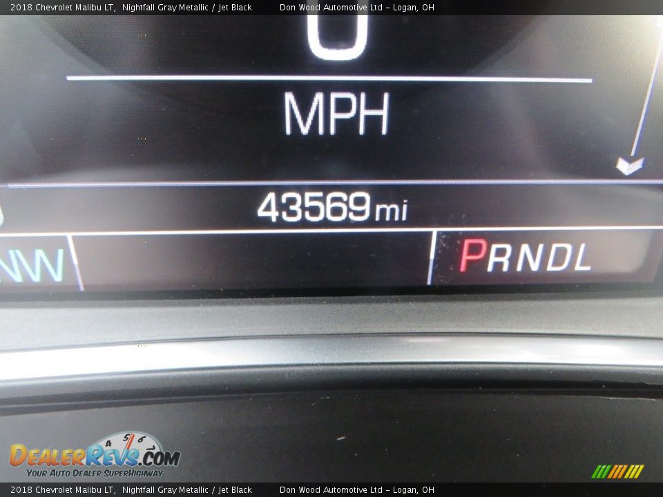 2018 Chevrolet Malibu LT Nightfall Gray Metallic / Jet Black Photo #21