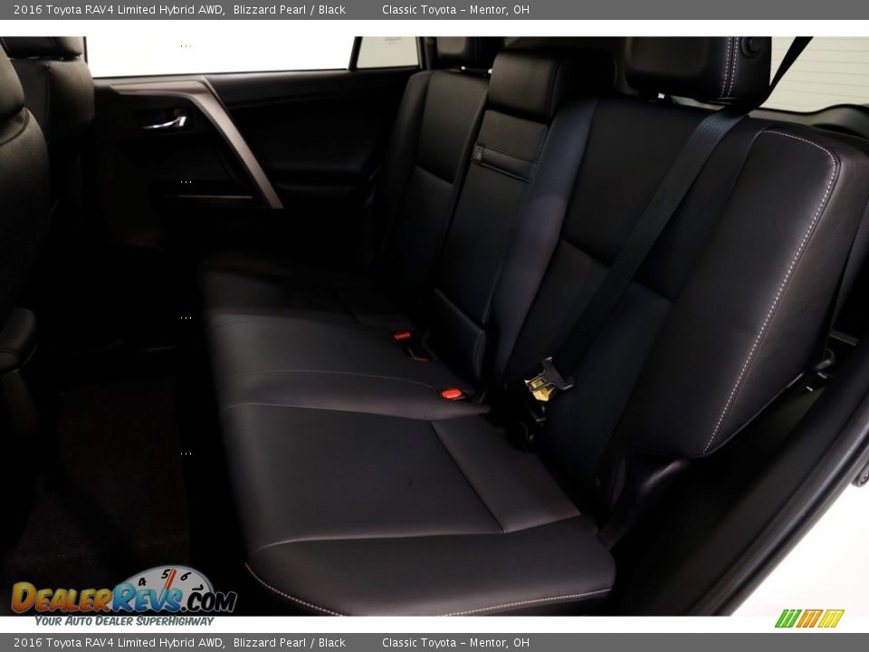 2016 Toyota RAV4 Limited Hybrid AWD Blizzard Pearl / Black Photo #17