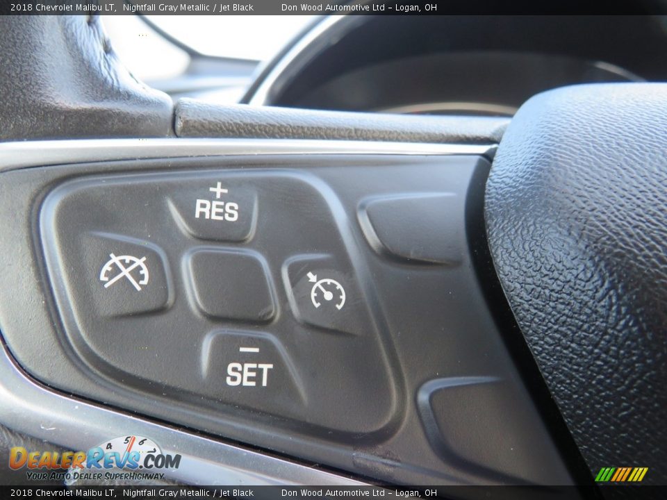 2018 Chevrolet Malibu LT Nightfall Gray Metallic / Jet Black Photo #23