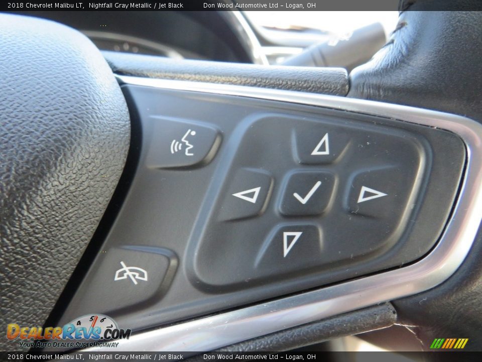 2018 Chevrolet Malibu LT Nightfall Gray Metallic / Jet Black Photo #24