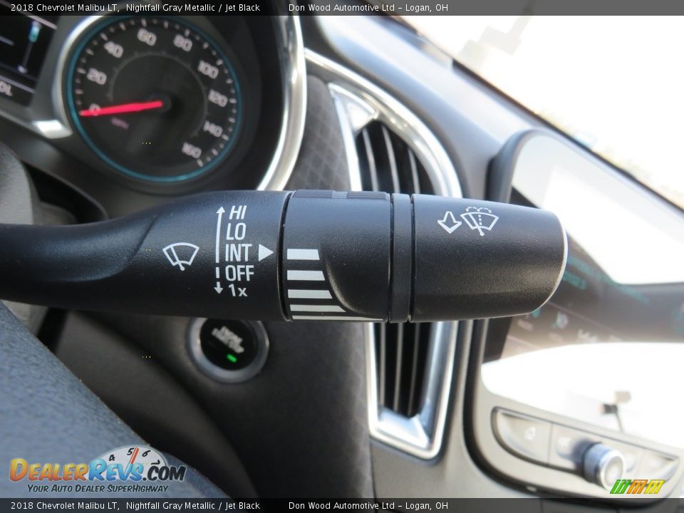 2018 Chevrolet Malibu LT Nightfall Gray Metallic / Jet Black Photo #25