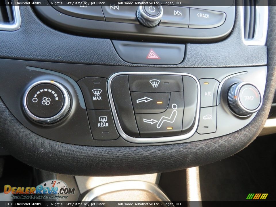 2018 Chevrolet Malibu LT Nightfall Gray Metallic / Jet Black Photo #27