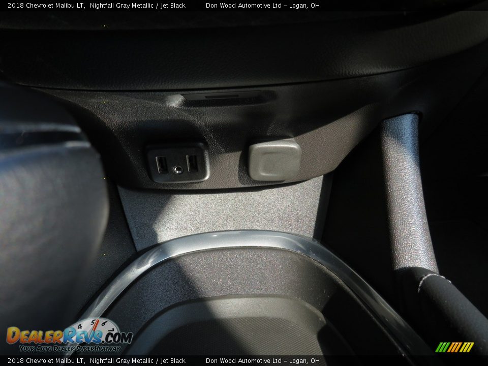 2018 Chevrolet Malibu LT Nightfall Gray Metallic / Jet Black Photo #28