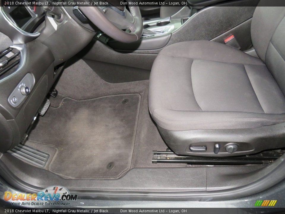 2018 Chevrolet Malibu LT Nightfall Gray Metallic / Jet Black Photo #30