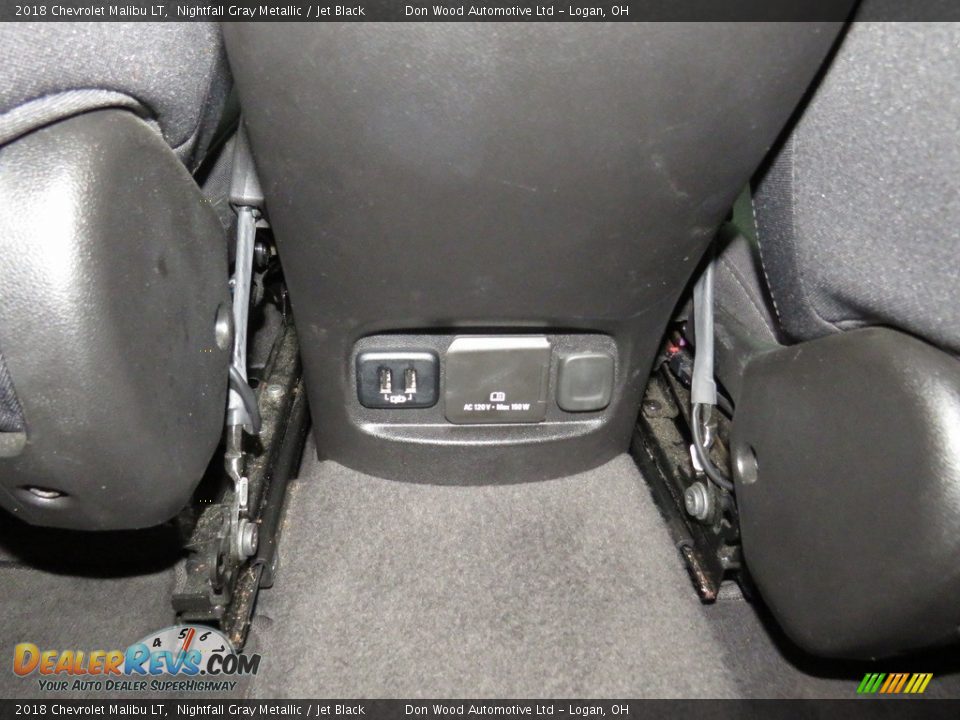 2018 Chevrolet Malibu LT Nightfall Gray Metallic / Jet Black Photo #35