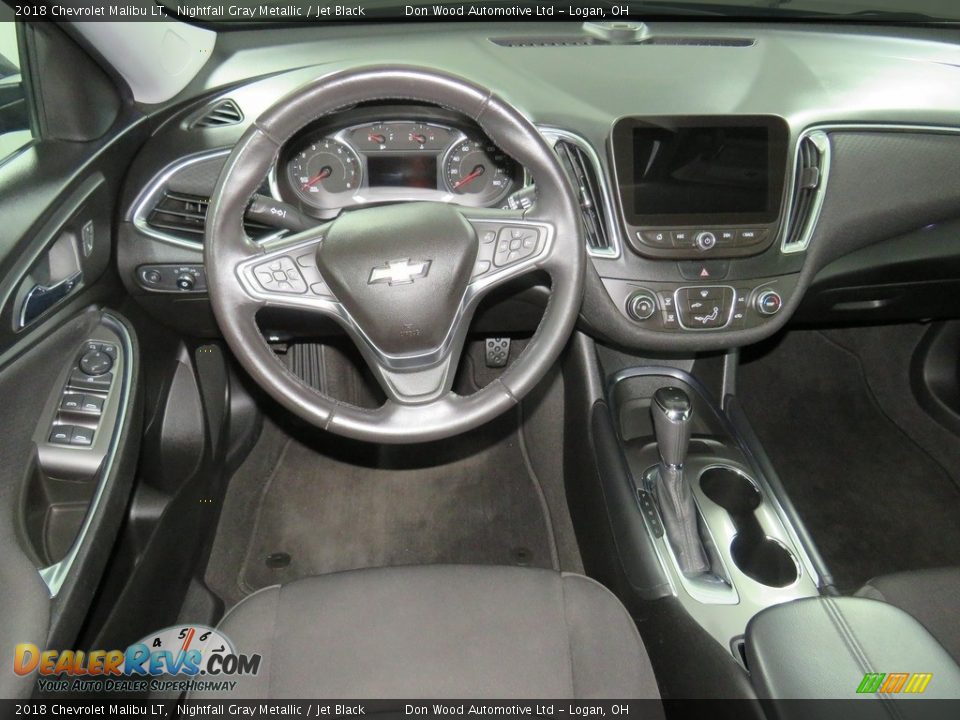 2018 Chevrolet Malibu LT Nightfall Gray Metallic / Jet Black Photo #36
