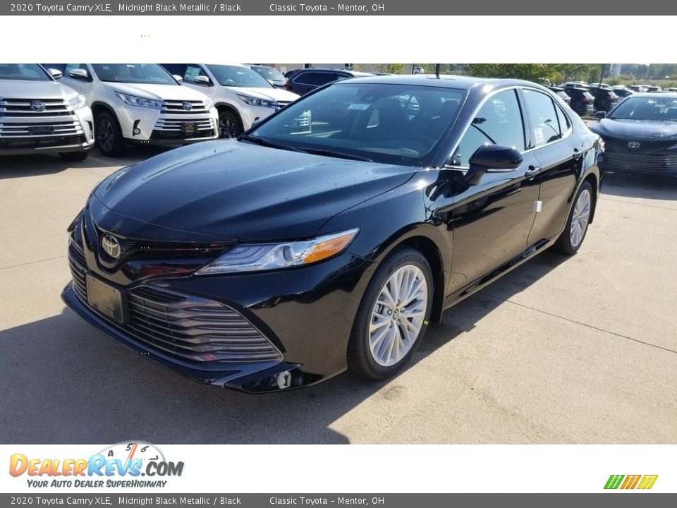 2020 Toyota Camry XLE Midnight Black Metallic / Black Photo #1
