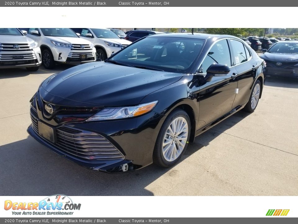 2020 Toyota Camry XLE Midnight Black Metallic / Black Photo #1