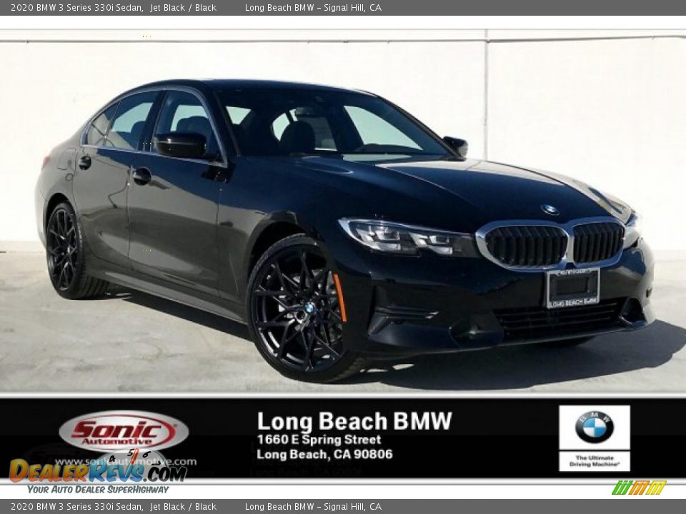 2020 BMW 3 Series 330i Sedan Jet Black / Black Photo #1