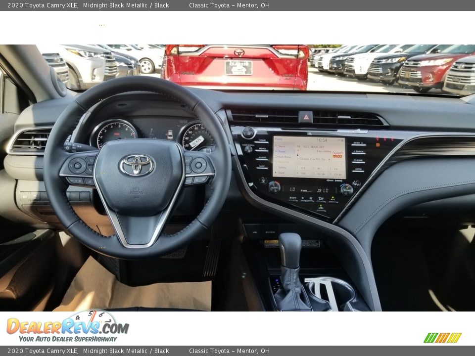 2020 Toyota Camry XLE Midnight Black Metallic / Black Photo #4