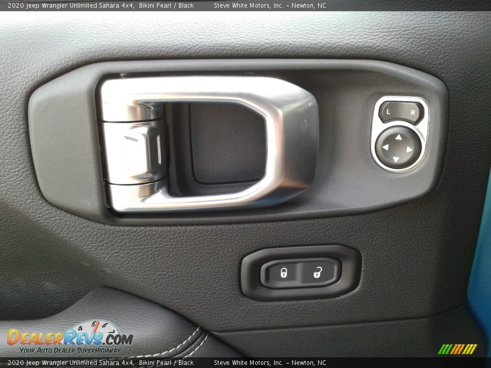 2020 Jeep Wrangler Unlimited Sahara 4x4 Bikini Pearl / Black Photo #9
