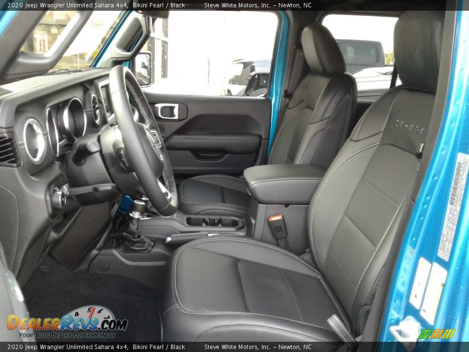 2020 Jeep Wrangler Unlimited Sahara 4x4 Bikini Pearl / Black Photo #10