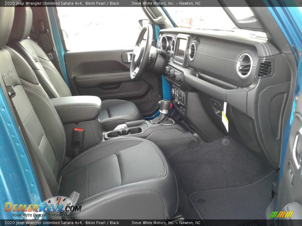 2020 Jeep Wrangler Unlimited Sahara 4x4 Bikini Pearl / Black Photo #14