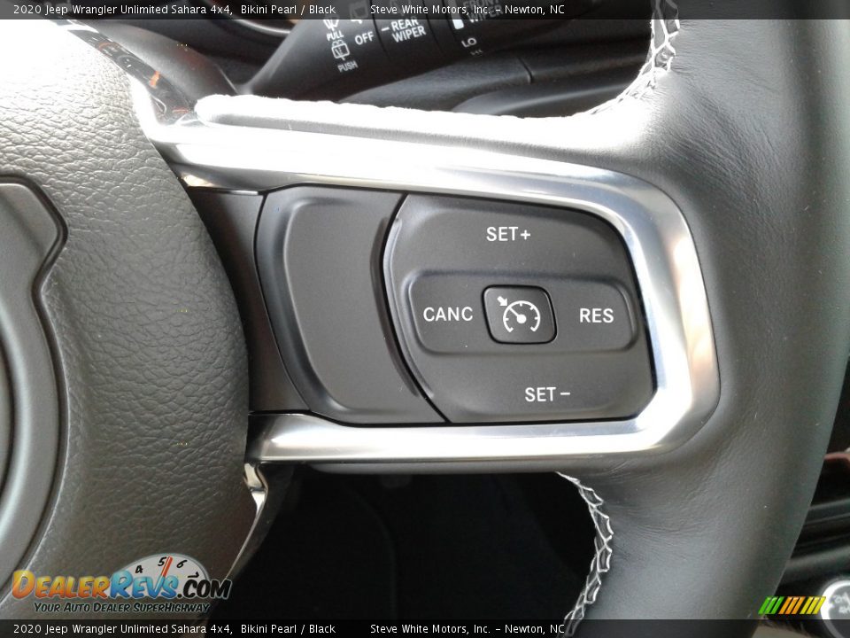 2020 Jeep Wrangler Unlimited Sahara 4x4 Bikini Pearl / Black Photo #17