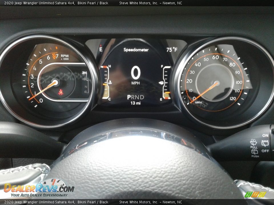 2020 Jeep Wrangler Unlimited Sahara 4x4 Bikini Pearl / Black Photo #18