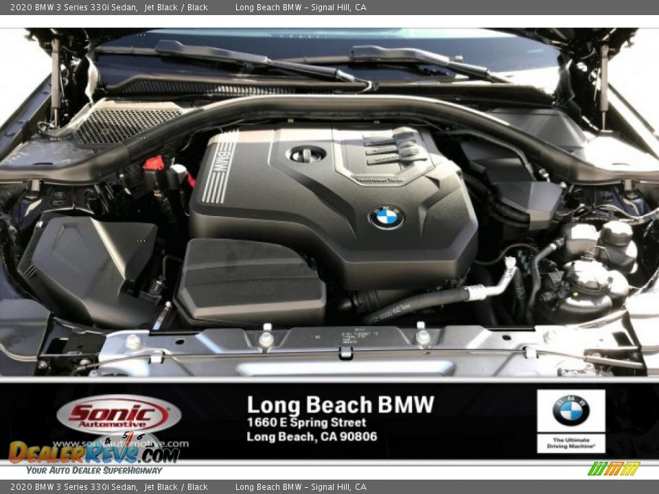 2020 BMW 3 Series 330i Sedan Jet Black / Black Photo #8