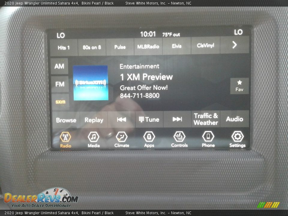 2020 Jeep Wrangler Unlimited Sahara 4x4 Bikini Pearl / Black Photo #20