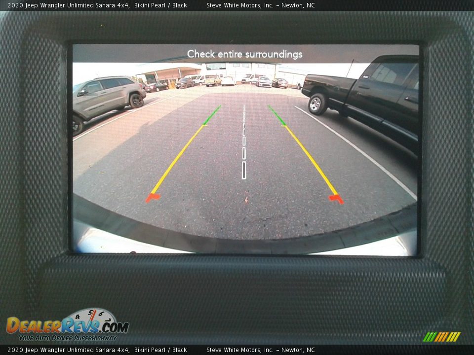 2020 Jeep Wrangler Unlimited Sahara 4x4 Bikini Pearl / Black Photo #21