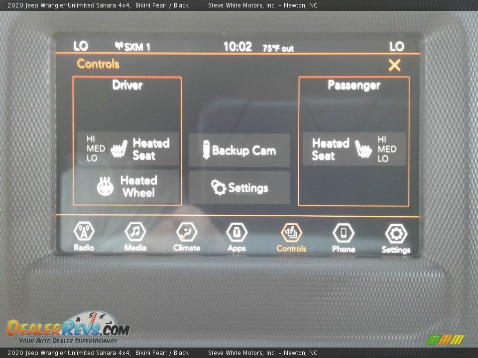 2020 Jeep Wrangler Unlimited Sahara 4x4 Bikini Pearl / Black Photo #23