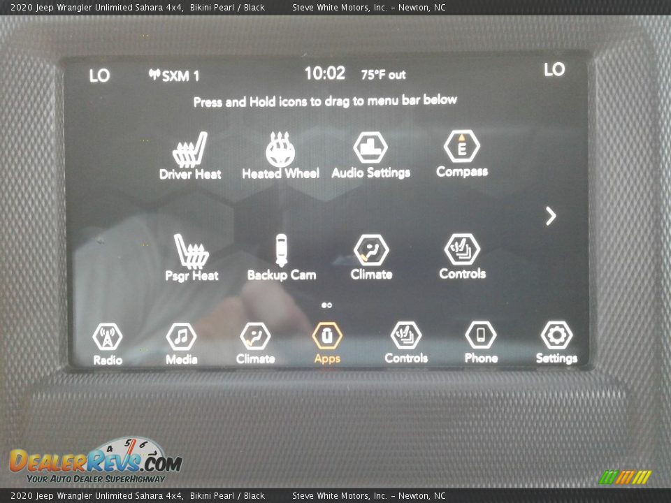 2020 Jeep Wrangler Unlimited Sahara 4x4 Bikini Pearl / Black Photo #24