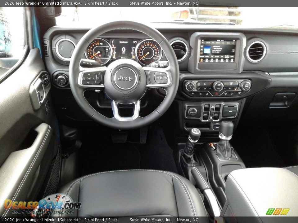2020 Jeep Wrangler Unlimited Sahara 4x4 Bikini Pearl / Black Photo #27