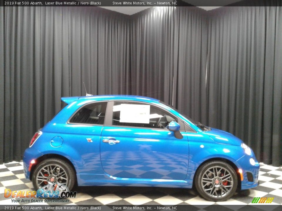Laser Blue Metallic 2019 Fiat 500 Abarth Photo #5