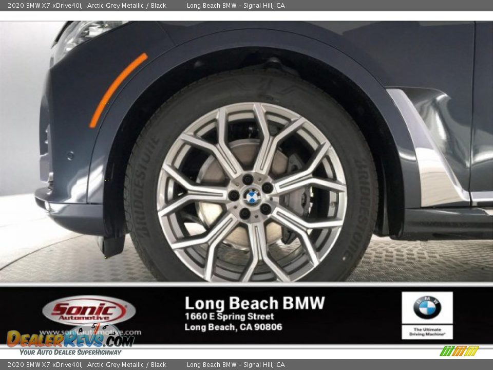 2020 BMW X7 xDrive40i Arctic Grey Metallic / Black Photo #9