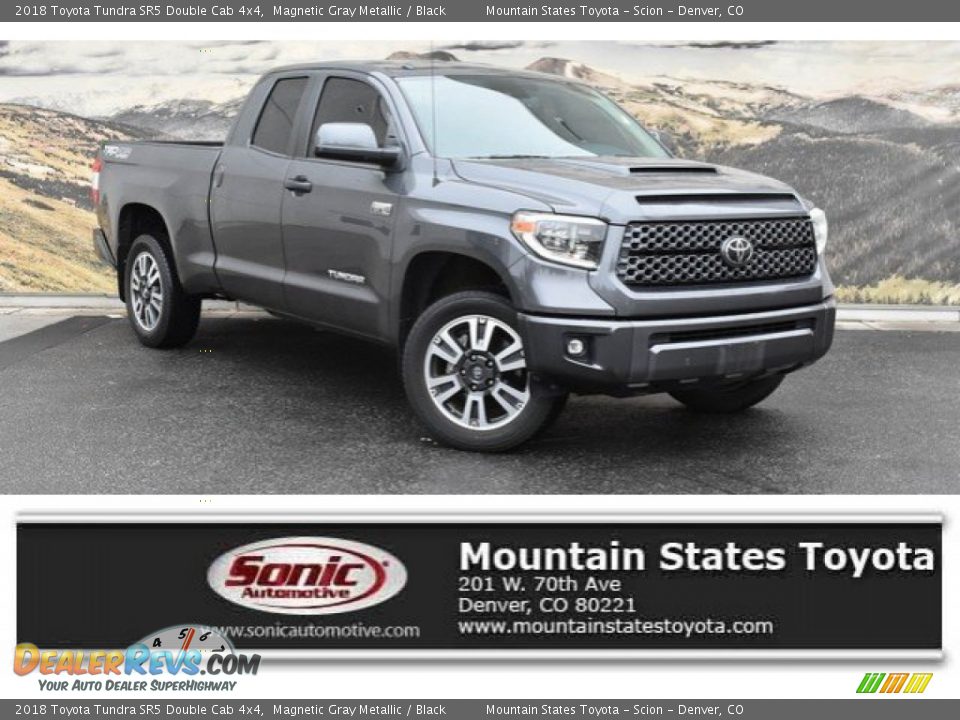 2018 Toyota Tundra SR5 Double Cab 4x4 Magnetic Gray Metallic / Black Photo #1