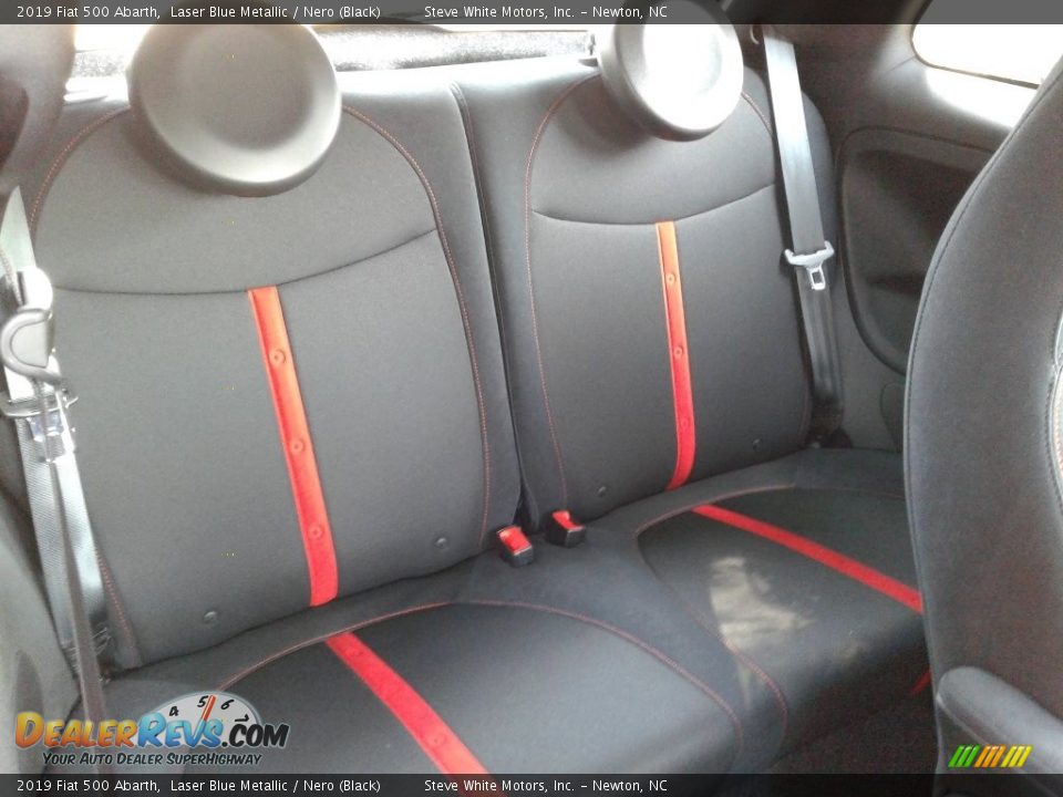 Rear Seat of 2019 Fiat 500 Abarth Photo #13