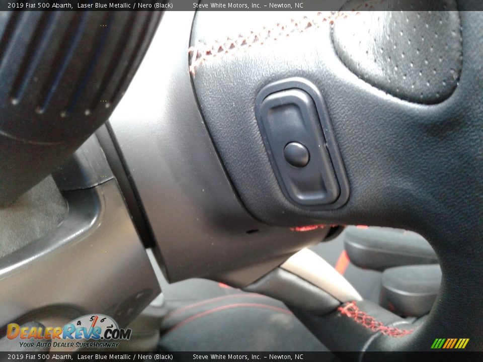 2019 Fiat 500 Abarth Laser Blue Metallic / Nero (Black) Photo #15