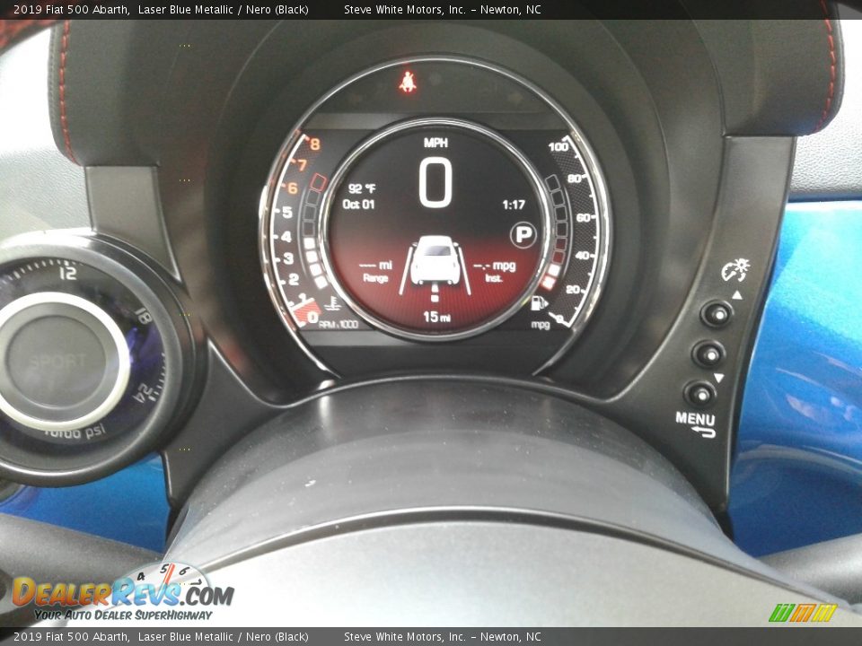 2019 Fiat 500 Abarth Gauges Photo #18