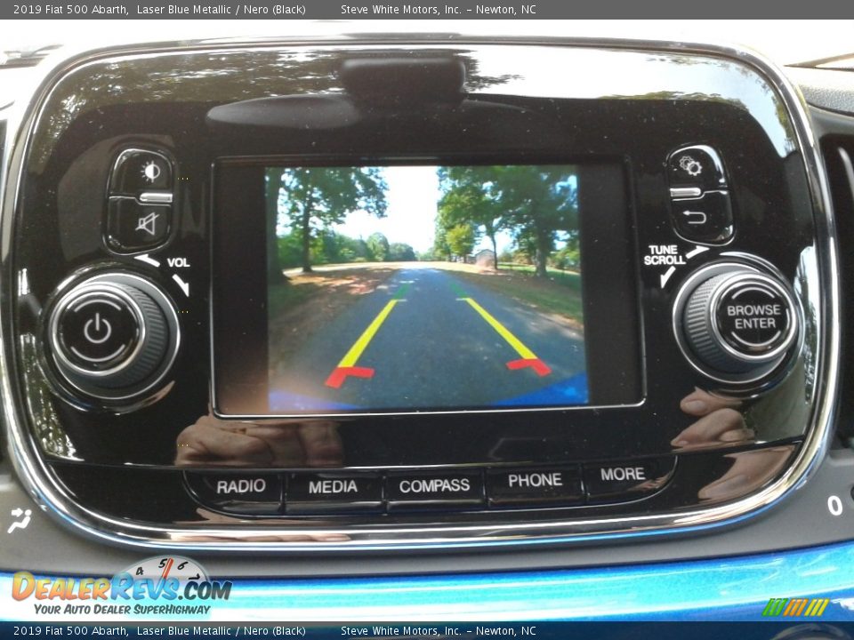 2019 Fiat 500 Abarth Laser Blue Metallic / Nero (Black) Photo #21